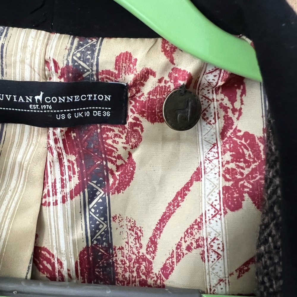 Peruvian Connection Matching Brown Wool Skirt And… - image 5